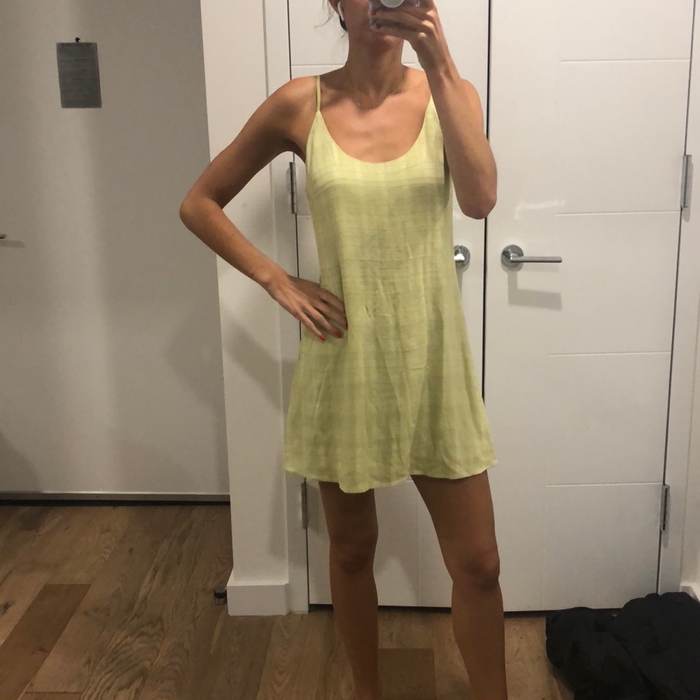 Light green dress